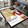 Christmas Tree New Year Nutcracker Cartoon Fairy Tales Carpet Rug for Living Room Bedroom Home Sofa Decoration,Kids Floor Mat