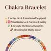 Colorful Yoga Stone Beads Braclet Meditation Relax Anxiety Bangle Accessories Spiritual Wristchain for Woman