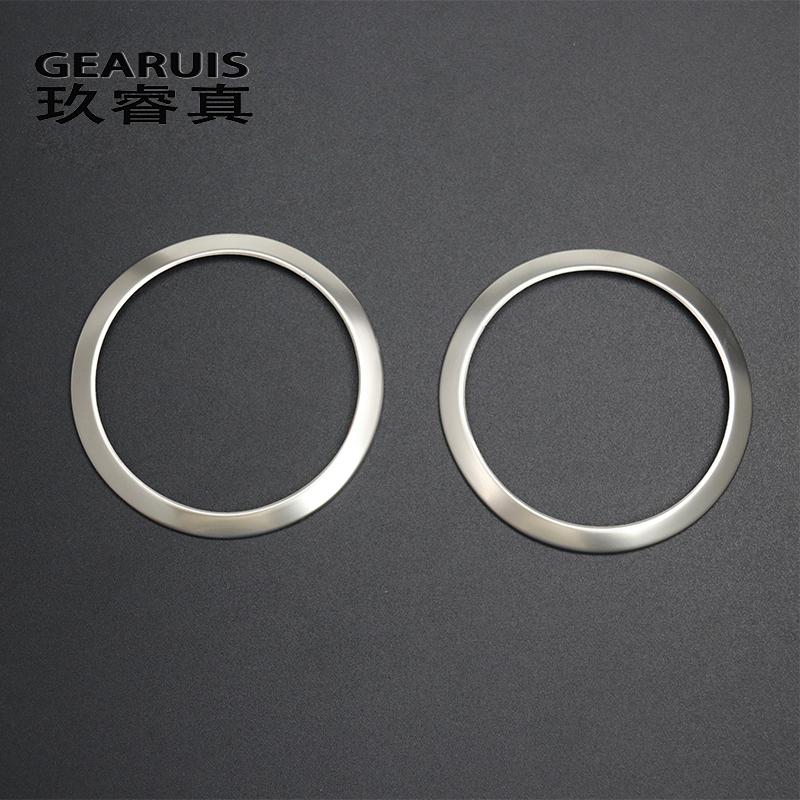 

Для BMW 3 серии E90 E92 E93 X1 E84 автомобильный дверной динамик, декоративная круглая наклейка, отделка динамика, Стайлинг автомобиля, интерьер серебряный