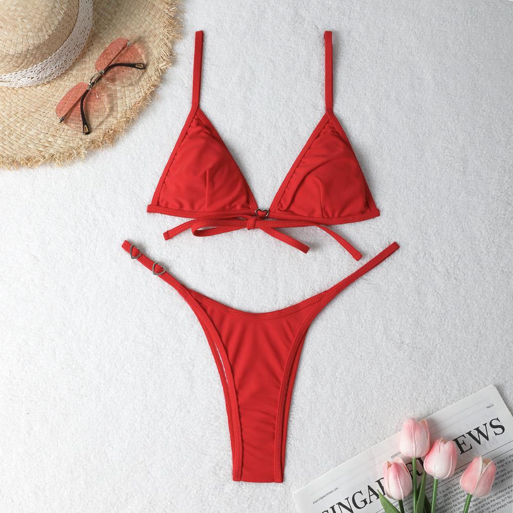 Kobiety Bikini seksowny strój kąpielowy z wysokim stanem plażowe stroje kąpielowe damski letni strój kąpielowy