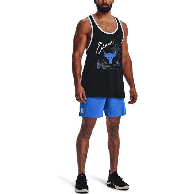 Under Armour Short de Sport Project Homme Bleu 1370474-464