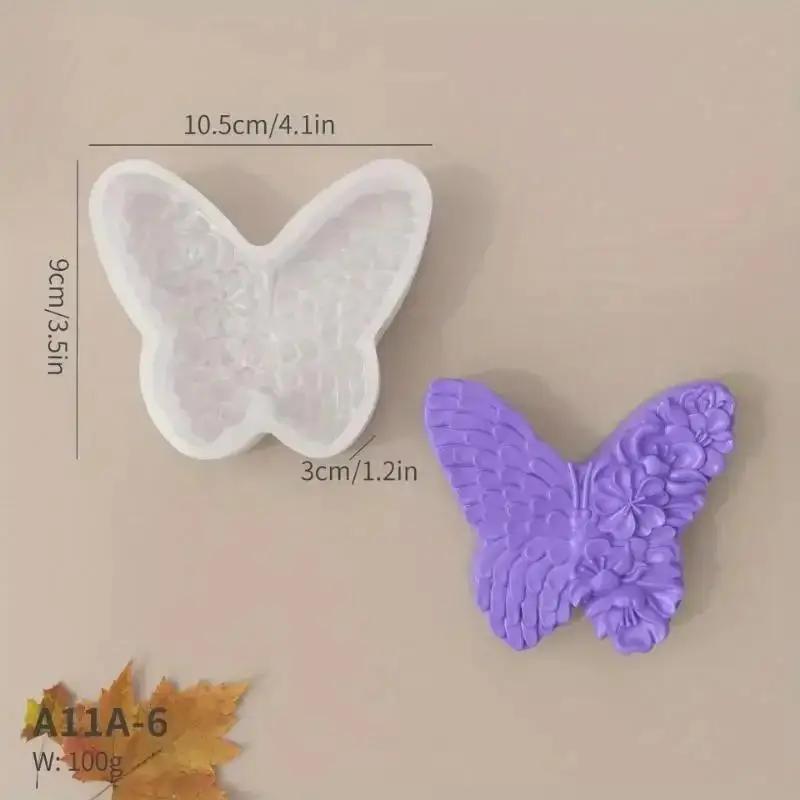 DIY Handmade Creative Flower DIY Halloween Butterfly Candle Mold Skull Snakehead Silicone Baking Molds Accessories Creative Gift