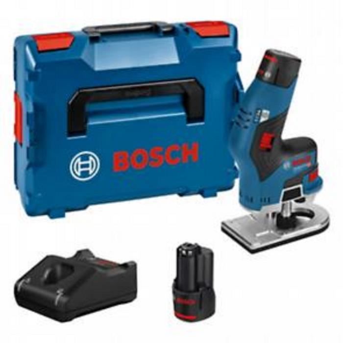 Edge Router - Bosch Professional - GKF 12V-8 - 2 Batteries 3.0 Ah - Cordless - Ergonomic