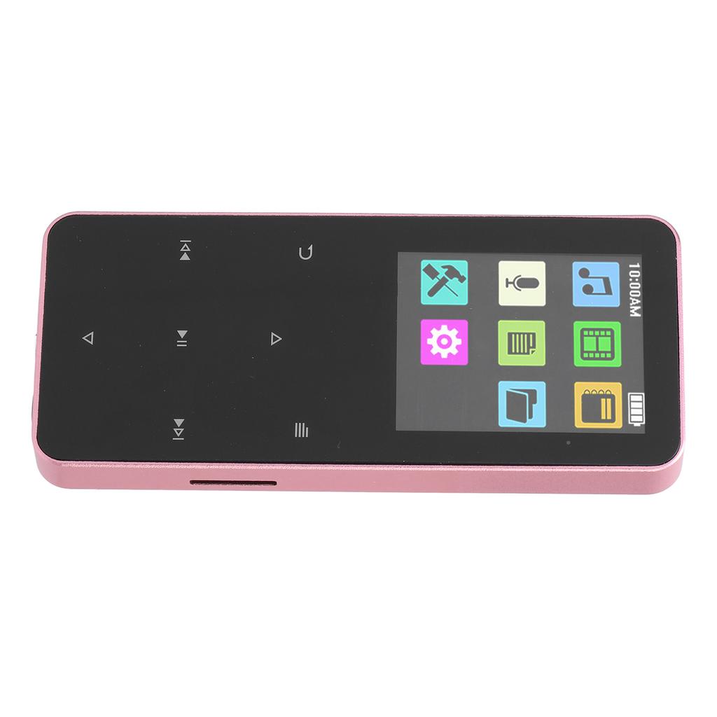 MP3 Player 1.8 Inch TFT Touch Screen HiFi Lossless Sound Bluetooth Electronic Book 8H Working Time MP3 Music Player for
