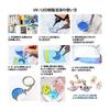 UNOKKI UV resin starter kit, full set for beginners, high transparency, quick solidifying resin liquid, UV curing light, molding, coloring materials,