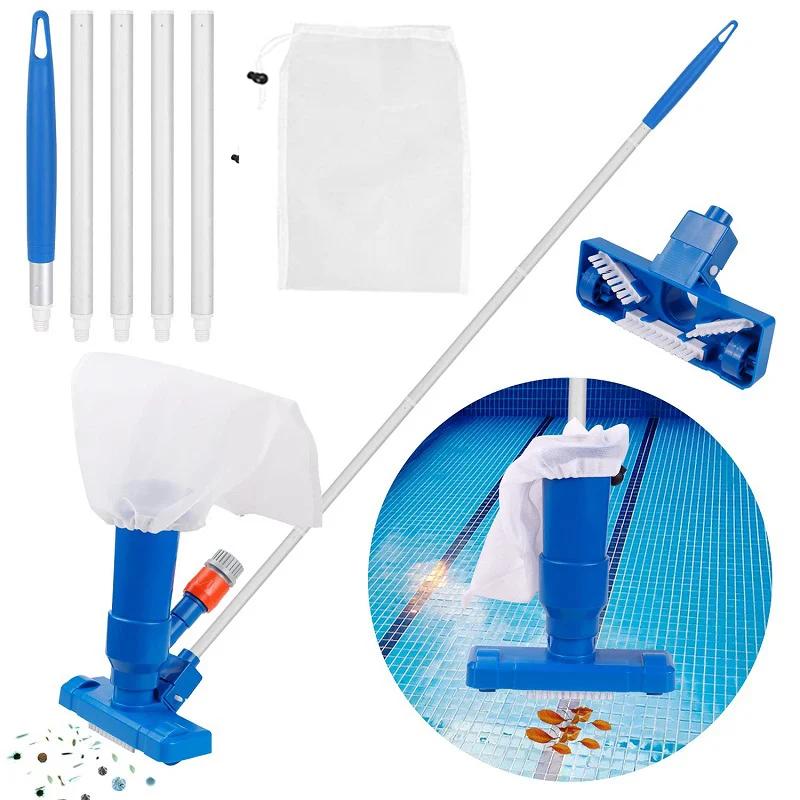 Outdoor Pool Vacuum Cleaning Kit Clean Pool Bottoms Net Pool Filter Swimming Pool Vacuum Cleaner Set Cleaning Skimmer Pool Tool