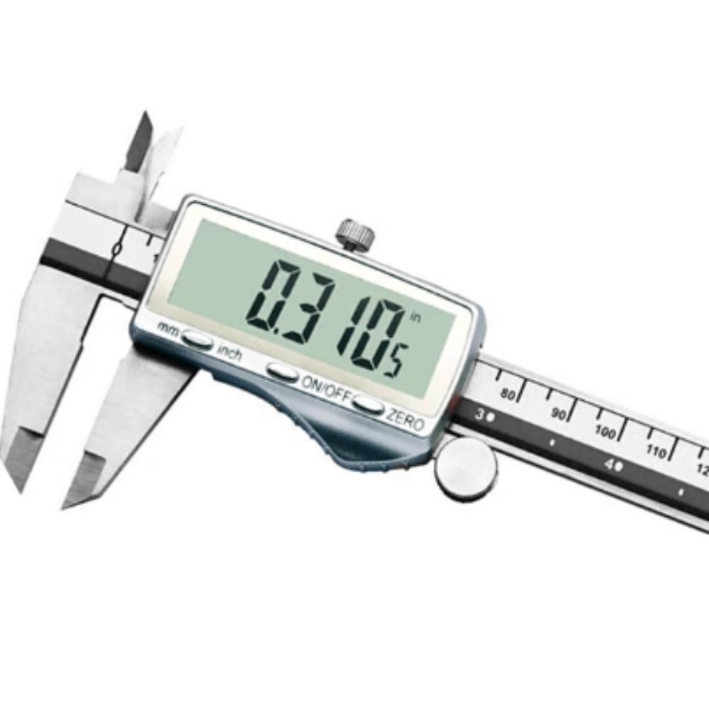 Stainless Steel Large LCD Screen Digital Caliper 150mm/200mm/300mm with +/-0.02mm Accuracy and 0.01mm Resolution 0-150 mm