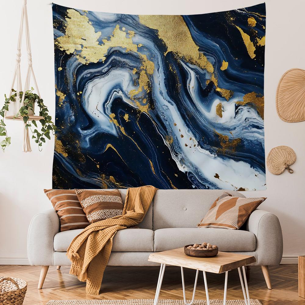 INS Wind Gold Marble Fluid Pattern Tapestry Art Printing Cheap Hippie Wall Hanging Bohemian Wall TapestriesArt Home Decor
