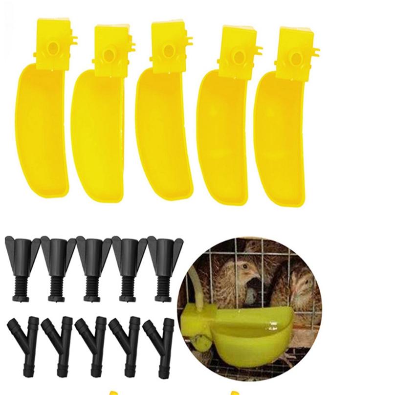 Exquisite Bird Drinking Cups Quail Waterer Bowls Automatic Drinking Tools Feeding Watering Supplies