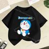 Doraemons Series Boys Girls Short Sleeve Top Summer Hot Cartoon T-shirt Cute Kids Base Clothes O-neck Funny Birthday Gift