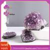 Amethyst-Geoden-Kristall-Ornament für Büro- oder Arbeitszimmerdekoration