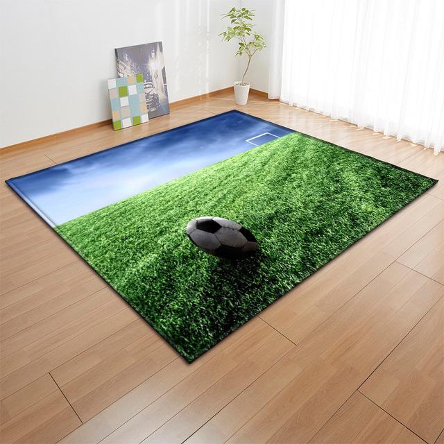 Home Decoration Living Room Carpet 3d Print Pattern Boy Bedroom Room Decoration Basketball Children 'S Room Game Kitchen Carpet