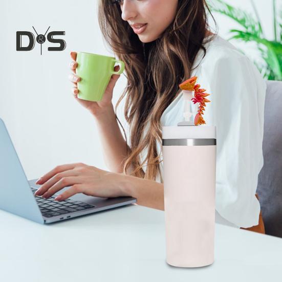 3D Dragon Straw Cover Dust-Proof Protector for 30/40oz Cup Reusable Straw Topper Novelty Cup Accessories