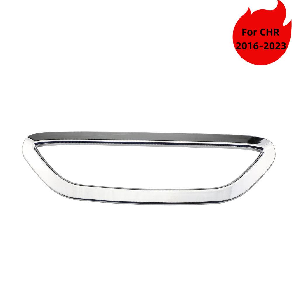 Car Rear Trunk Bumper Tail Stop Brake Light Lamp Frame Cover for Toyota C-HR CHR 2016 - 2026 ABS Chrome Sticker Accessories