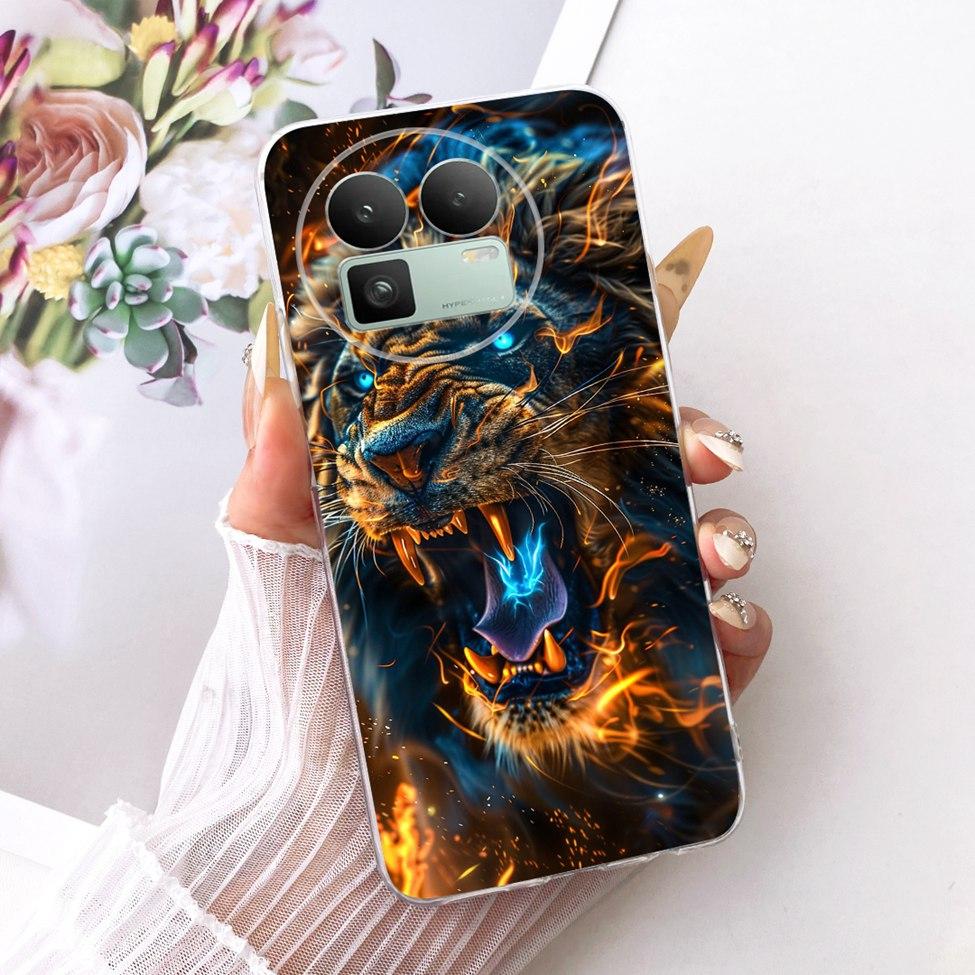 For Realme GT8 Case Cover Cute Cat Fashion Butterfly Luxury Painted Casing For Real me GT8 Bumper