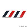 A Pair Of Metal National Flag Color Car Decoration Stickers For MINI VW, Peugeot, Fiat Car Fender Modification Accessories Zf7
