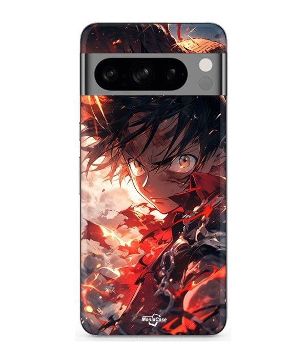 Coque - MANIACASE - Google Pixel 8a Pro - Luffy énervé - Silicone - Souple