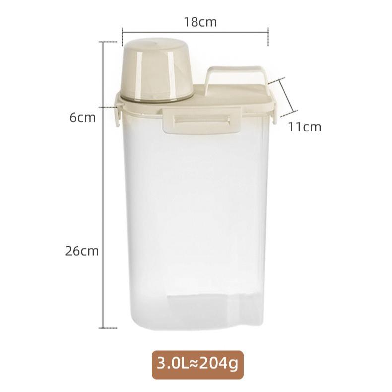 Rice Bucket Storage Tank, Household Insect Proof and Moisture-proof Sealed Flour Storage Tank, Food Grade Rice, Grains Storage Box