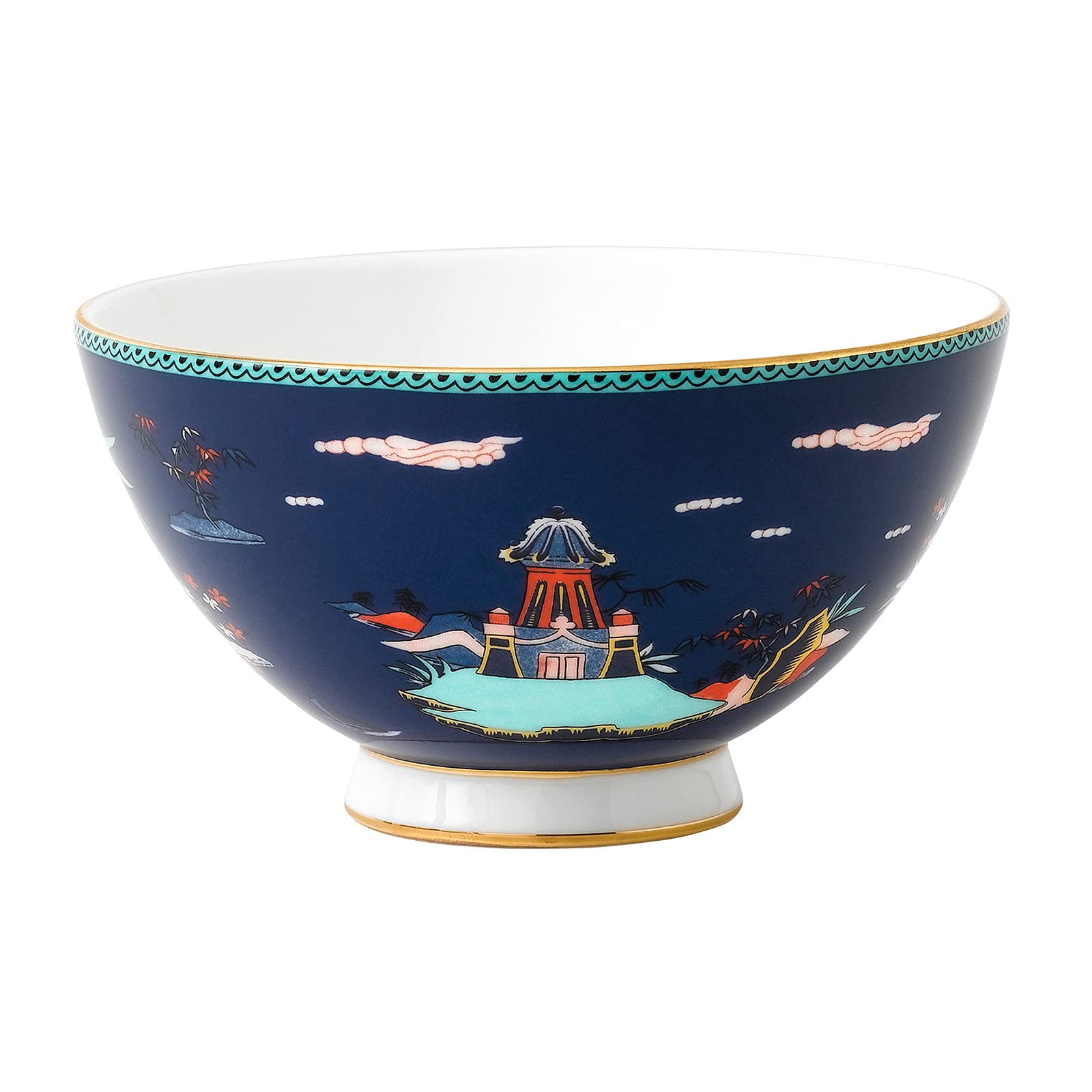 

[Officially Imported] Wedgwood Wanderlust Blue Pagoda Small Bowl, 11cm, 40023898