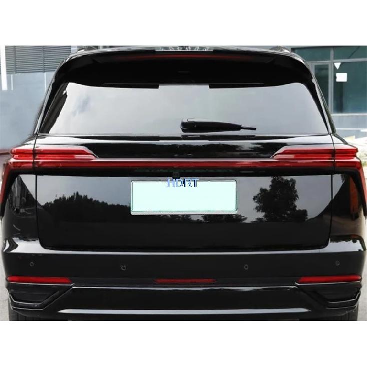 Car Style Rear Bumper Fog Light Cover Throat Strip Reflector Lamp Frame Decoration Accessories For Great Wall GWM Wey 07 +