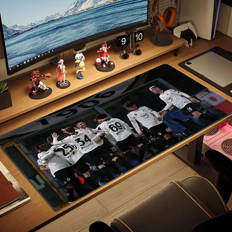 Spezia Calcio Mouse Pad, Large Gaming Desk Mat, Non-slip XXL Mousepad for Laptop & Tablet, Mini PC Playmat with Stitched Edges