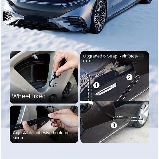 New Winter Snow-Proof Car Sunshade and Snow Shield, Extended and Thickened for Winter, Sunshade for Front Windshield, Snow Cover, Frost and Freeze