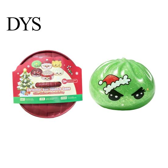 Decorative Desk Toys for Home Office Christmas Buns Squeeze Toy, Slow Rebound Anxiety Relief, Soft Sensory Creative Holiday Souvenirs Colleagues