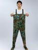 Traje de Wader Impermeável Camuflagem Digital 120D Fisher King