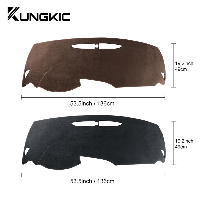 Flanell Armaturenbrettauflage für Seat Leon 2 MK2 2005 2006 2007 2008 2009 2010 2011 2012 Auto Sommer Sonnenschutz Armaturenbrett Matte Teppich Pad