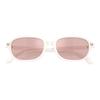 Versace Temple Logo Acetate Square Sunglasses Women's White 65979787 VE4514D55441T-White 53/17/140 - H.38