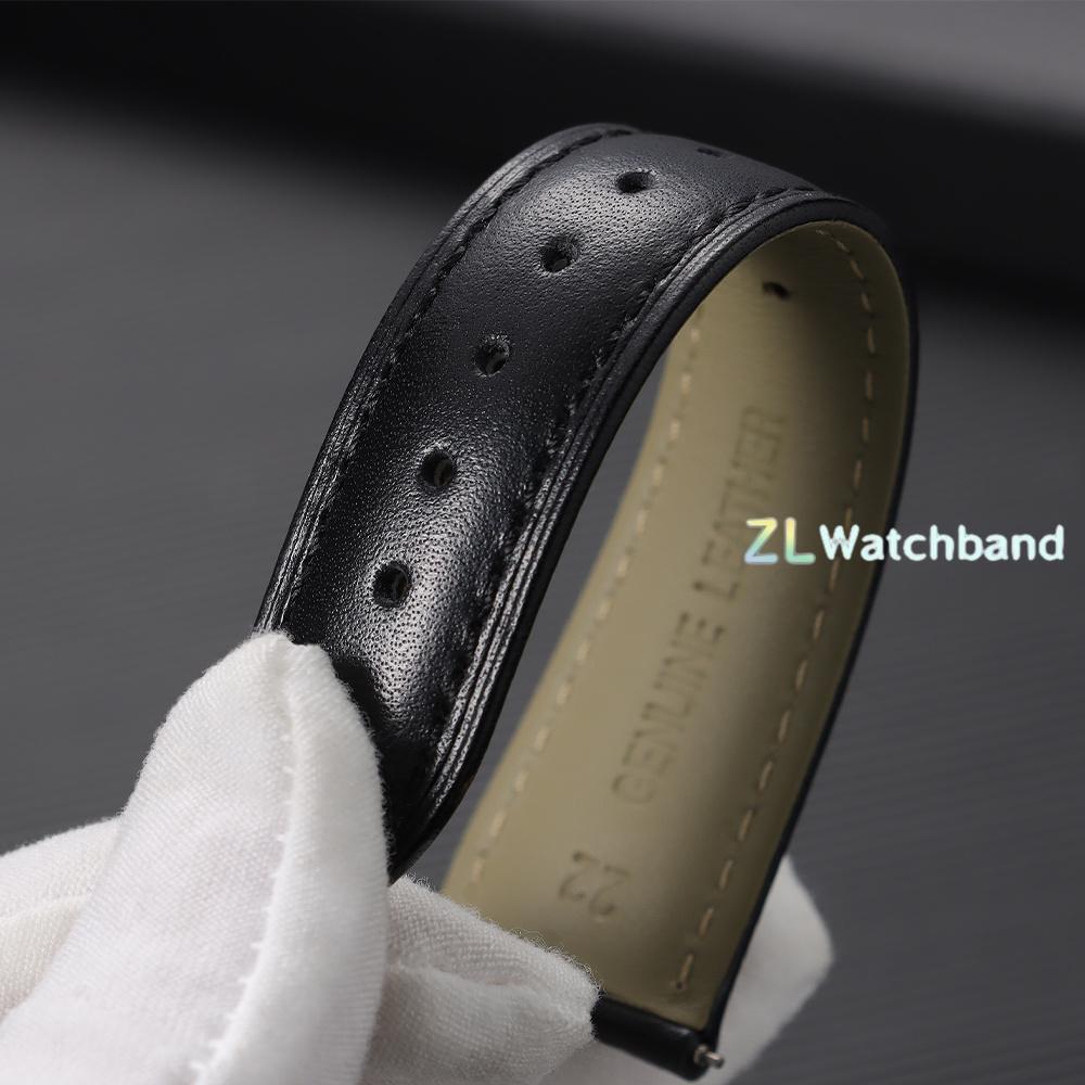 Bracelet de Montre en Cuir 18mm 20mm 22mm Bracelet à Libération Rapide 12mm 14mm 16mm Bracelet de Montre en Cuir Hommes Femmes Bracelet de Montre à Boucle Déployante