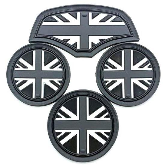 SKYBELL Drink Holder Coaster Mini Cooper BMW MINI F55 Accessories Convenient Goods SKYBELL ([F55] 4 Pieces Black Jack)