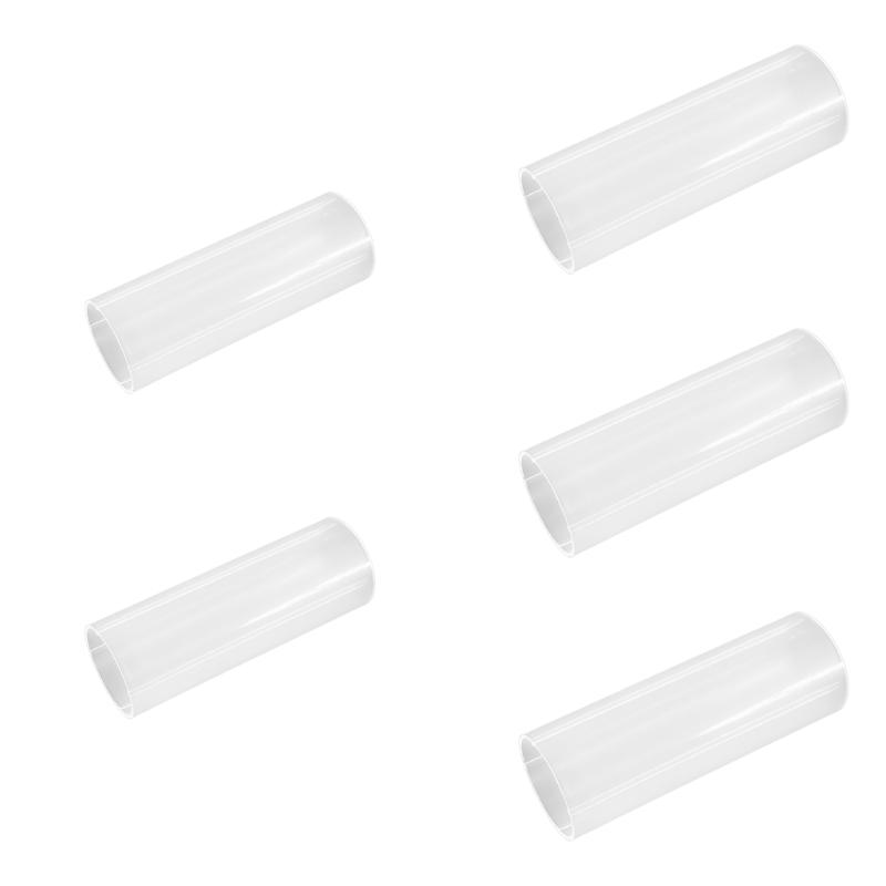 18650 σε 21700 Μανίκι Προσαρμογής Μπαταρίας για Φακούς, Μετατροπέας Μπαταρίας ABS Διαφανής και Μονωτικός