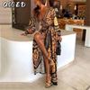 Fashion Spring Autumn Long Sleeve V-Neck Casual Dresses