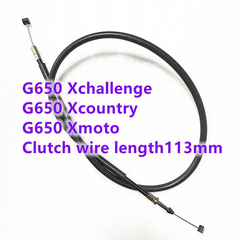 Clutch cable, suitable for G650 Xchallenge/Xcountry/Xmoto length 113mm чёрный