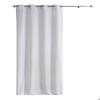 Rideau à œillets - EDEN - Filliane - 140 x 260 cm - Blanc - Filaments verticaux argentés