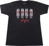 EVH Eddie Van Halen Amp Tube Logo Tee T-Shirt, Black, 2XL, XX-Large Unisex T-Shirt