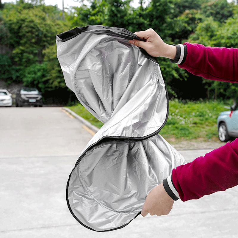 Car Windshield Sun Shade Visor UV Protection Shield For Nissan GTR NISMO Qashqai Patrol X-trail Tiida Navara Sylphy Juke Teana