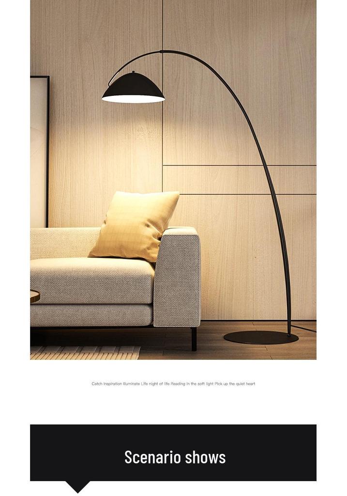 Nordic Minimalist LED Floor Lamp for Bedroom, Living Room, Study, and Homestay