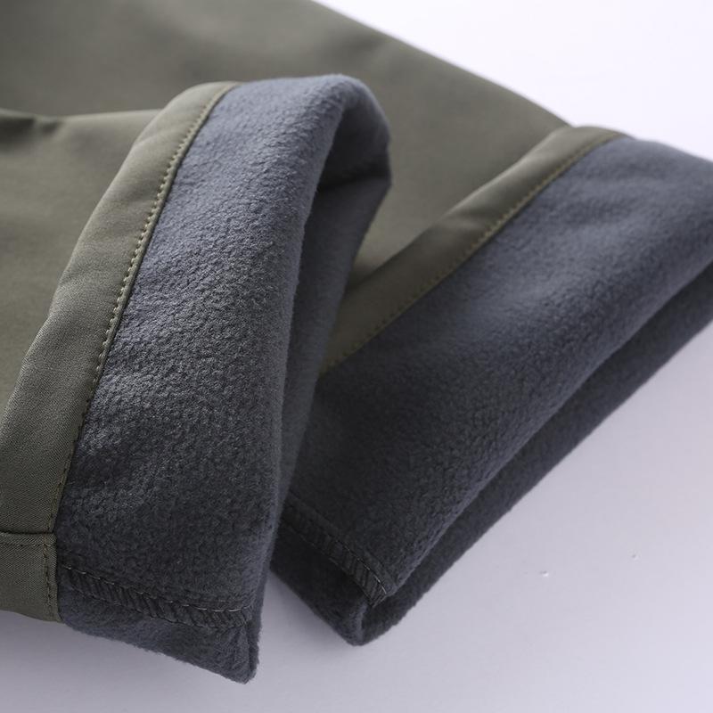 Autumn and Winter Warm Trousers for Men and Women, Waterproof Mountaineering, Outdoor Camping and Cycling, Soft Shell Ski Trousers with Logo