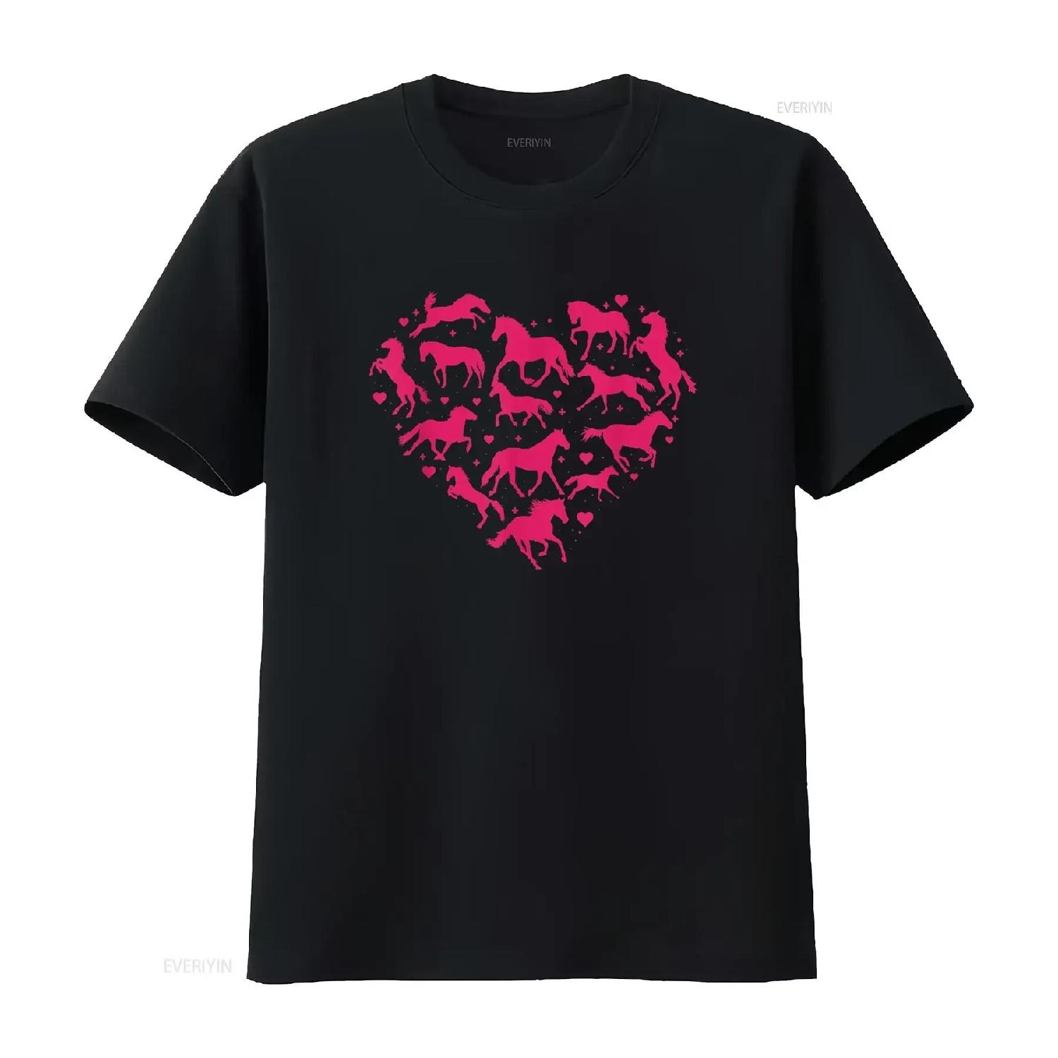 

Valentines Horses Day Horse Animal Equestrian T Shirt vintage Washed streetwear Stylish Casual designer clothes Comfortable XXXXXL