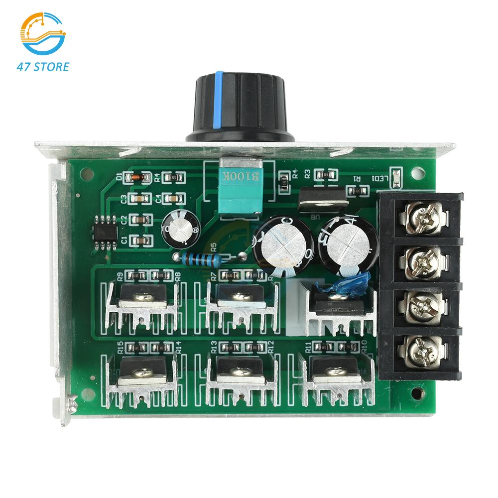 Heavy Duty PWM DC Motor Controller 9-55V 40A 2000W Industrial Grade Speed Governor with Efficient Heat Dissipation