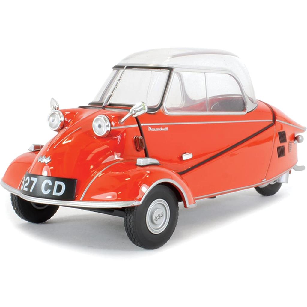 OXFORD Messerschmitt KR200 Bubble Car Scale Model Car 18MBC001 1/18 (Red)