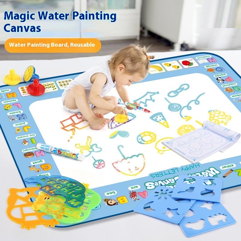 Children's oversized water painting blanket Magic water canvas Color writing blanket Graffiti pad Painting pad