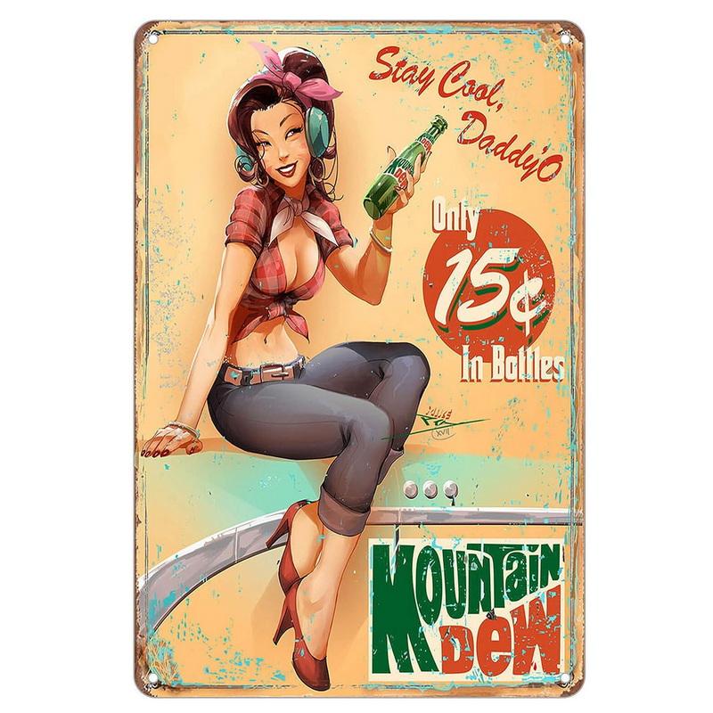 Metal Cola Beer Aluminum Signs Coffee Is Always a Good Idea Posters Plate Wall Decor for Bars Man Cave Cafe Clubs Retro Plaque