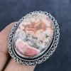 Natural Rhodochrosite Gemstone 925 Sterling Silver Jewelry Ring Size 7 Y6v46