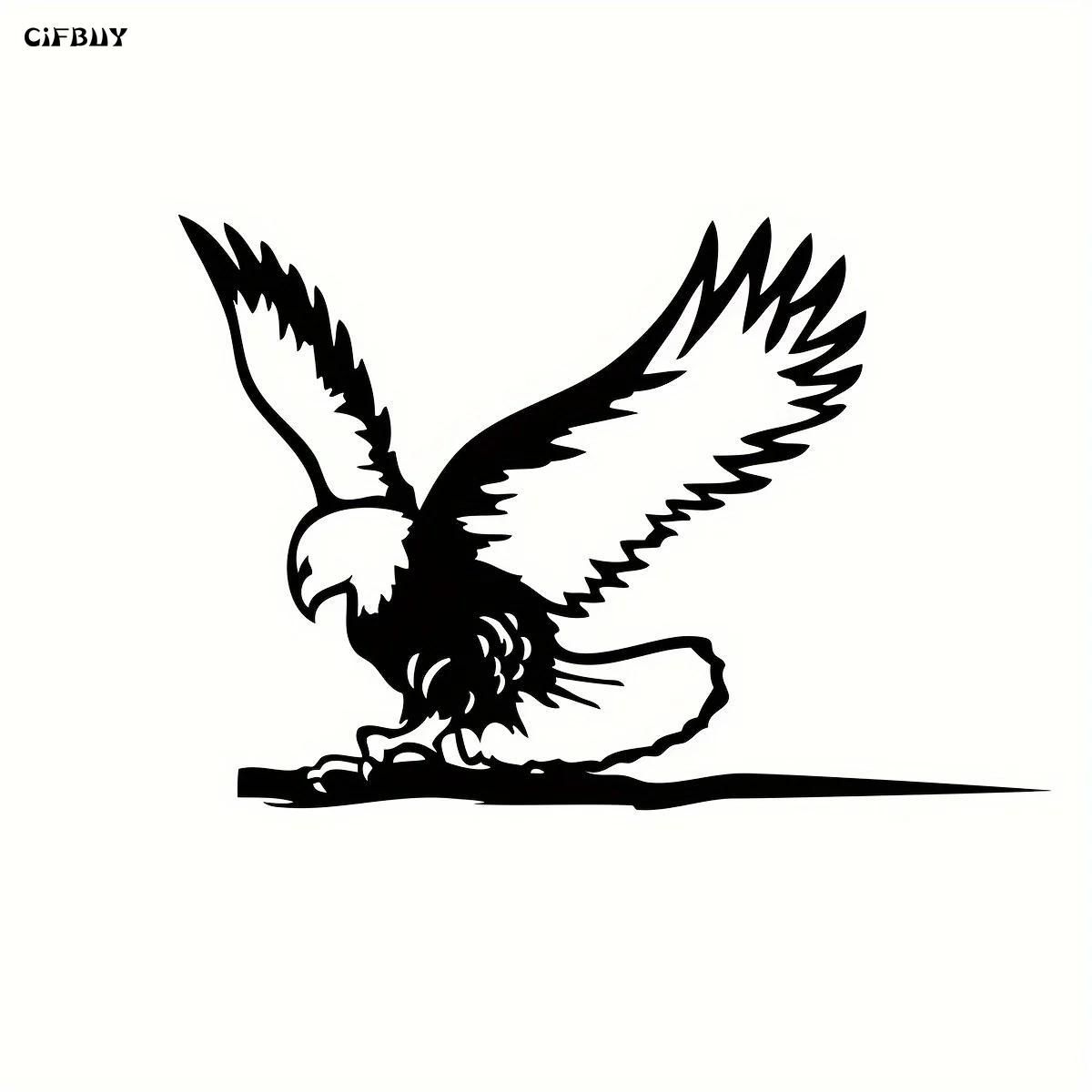 Metal Eagle Decor Rust Resistant Wrought Iron Patio Art