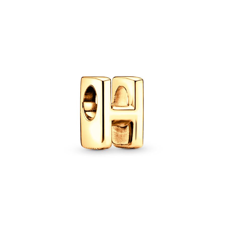 Sparking Gold Plated 26A-Z Letter Charm Beads Dangle Fit Genuine Copper Design Snake Arm Bracelet Necklace Bead For DIY Style Jewelry Women Gift