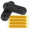 Rear Fork Decorative Cover Reflective Sticker Fit for Ninebot MAX G30 Electric ScooterYellow