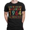 62nd Birthday Gift T-Shirt Made In 1964 Limited Edition Mens Womens Top 5#TA-34